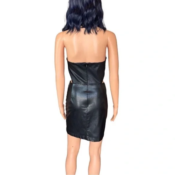 Amanda Uprichard Black Strapless Mini Dress - Picture 4 of 4